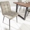 Moderní kuchyňská židle šedá – Fekete III