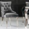 Luxusní sametová židle tyrkysová – Adelie IV
