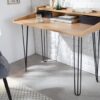 Elegantní dřevěný psací stůl – Bobette