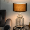 Designová kovová stolní lampa – Gorgony