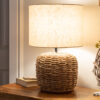 Designová dřevěná stolní lampa – Octanvis