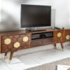 Designový TV stolek dřevěný/masivní – Hugo